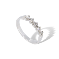 Anillo Mujer in Oro blanco Diamante 88369